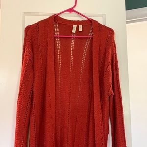 Bell-sleeve Anthropologie meadow rue open cardigan